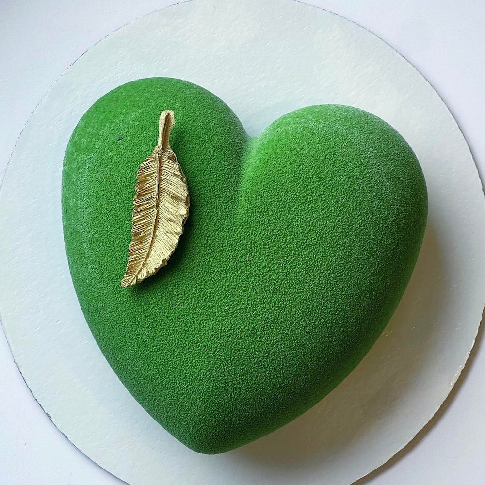 #202 Mousse cake heart