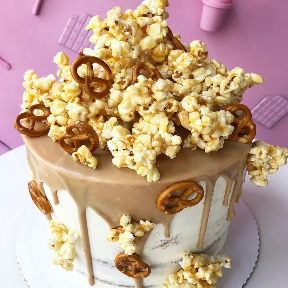 Popcorn cake