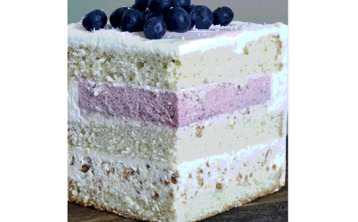#F11. Coconut berry mousse