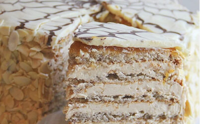 #F18. Esterhazy Almond Cake