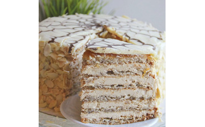 #F18. Esterhazy Almond Cake