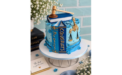 Law School Graduation Cake