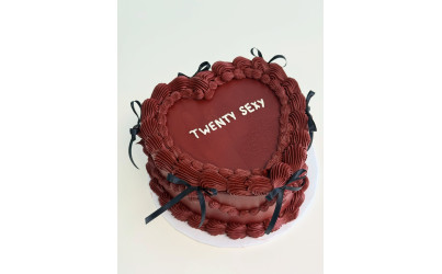 Twenty Sexy Heart Lambeth Cake