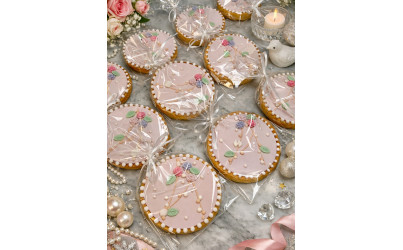Pastel Floral Sugar Cookies
