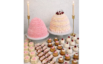 Blush and Cream Luxury Dessert Table