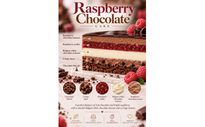Raspberry Chocolate Cake